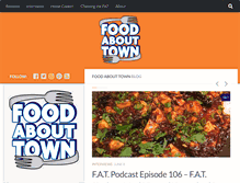 Tablet Screenshot of foodabouttown.com
